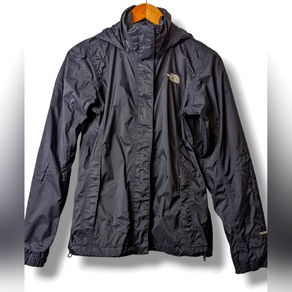 The North Face Women's HyVent Black Hooded Windbreaker Size Small